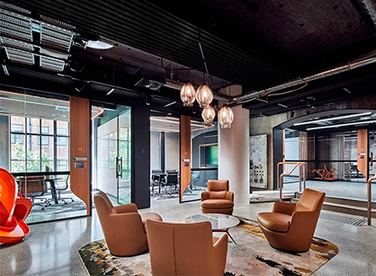 塑造一個時尚且具有獨特美感的辦公室裝修設計空間——Built工程公司